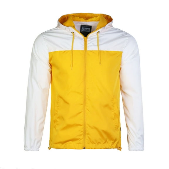 Beautiful Giant Polyester Men's Coat Long Sleeves Water Resistant Windbreaker Hoodie Jacket