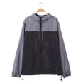 thumbnail image 1 of Beautiful Giant Polyester Men's Coat Long Sleeves Water Resistant Windbreaker Hoodie Jacket, 1 of 5