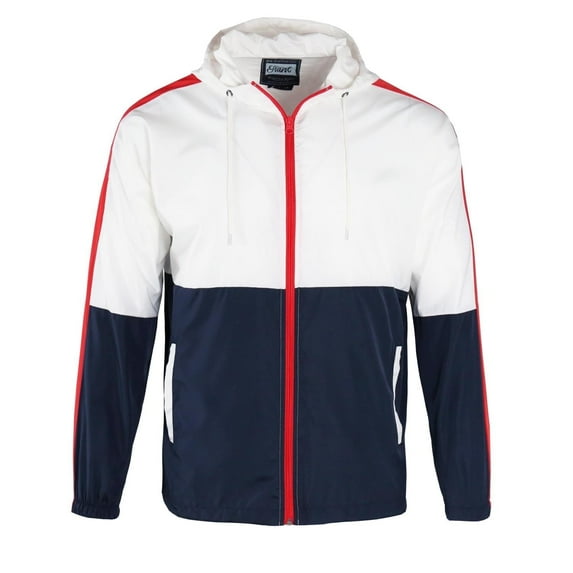 Beautiful Giant Polyester Men's Coat Long Sleeves Windbreaker Hoodie Jacket for Hiking Trip