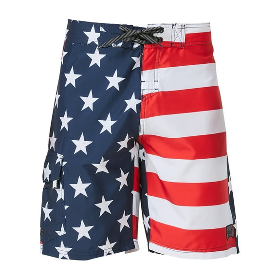 Beautiful Giant Polyester Spandex Men's Swim Trunks No Liner Quick Dry Board Shorts Zipper Pocket 9.5" Inseam