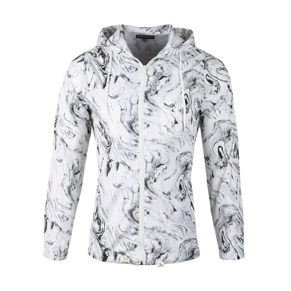 Beautiful Giant Polyester Women Lightweight Windbreaker Outdoor Hiking Long Sleeve Hooded Jacket