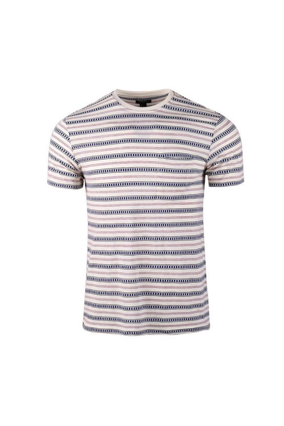 Trendy Men's Fitted Crew Neck Short Sleeved T-shirt