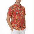 thumbnail image 1 of Beautiful Giant Tropical Print Quick Dry Short Sleeve Hawaiian Shirts for Men Casual Button Down Shirt, 1 of 7