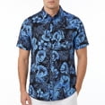 thumbnail image 1 of Beautiful Giant Tropical Print Quick Dry Short Sleeve Hawaiian Shirts for Men Casual Button Down Shirt, 1 of 6