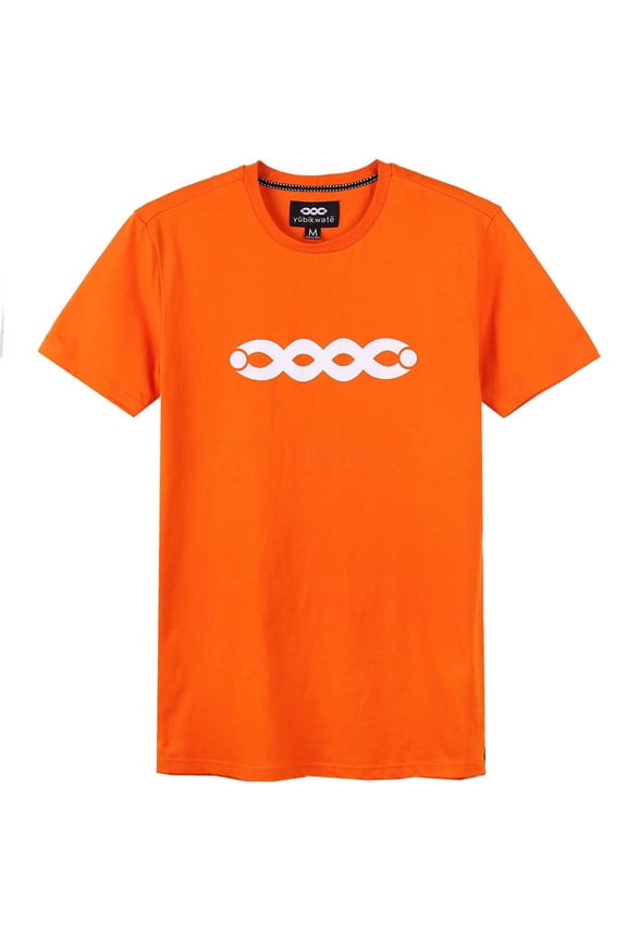 100% Cotton Men's Solid Color T-Shirt with Stylish Logo Simple Look Tee