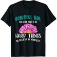 thumbnail image 1 of Beautiful Girl Believe In Yourself Motivational Quote Saying T-Shirt, 1 of 4