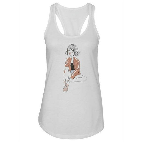 Beautiful Girl.  Tank Women -Image by Shutterstock, Female Medium