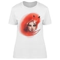 thumbnail image 1 of Beautiful Girl With A Fox T-Shirt Women -Image by Shutterstock, Female 3X-Large, 1 of 2