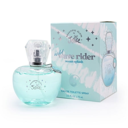 Beautiful Glow by Justice Eau De Toilette Perfume Spray, Wild Wave Rider Ocean Splash, 2.5 fl oz
