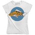 thumbnail image 1 of Beautiful Gold Carp Fish Cool Printed Design Women's T-Shirt, 1 of 4