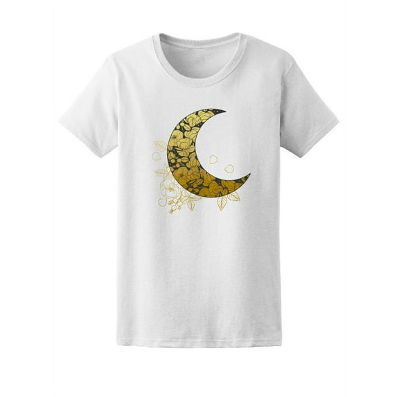Beautiful Golden Royal Moon Tee Women's -Image by Shutterstock
