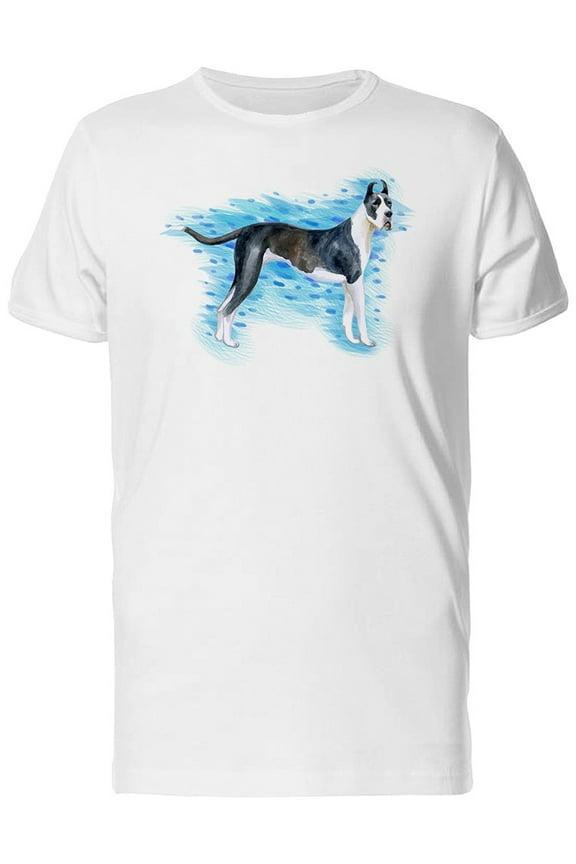 Beautiful Great Dane Dog T-Shirt Men -Image by Shutterstock, Male Medium