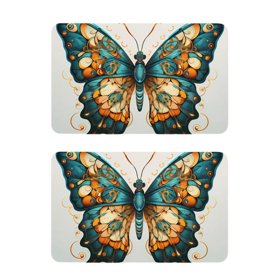 Beautiful Green Butterfly Fridge Magnets Sticker Refrigerator Magnetic Kitchen Dishwasher Office Home Cabinet Decorative