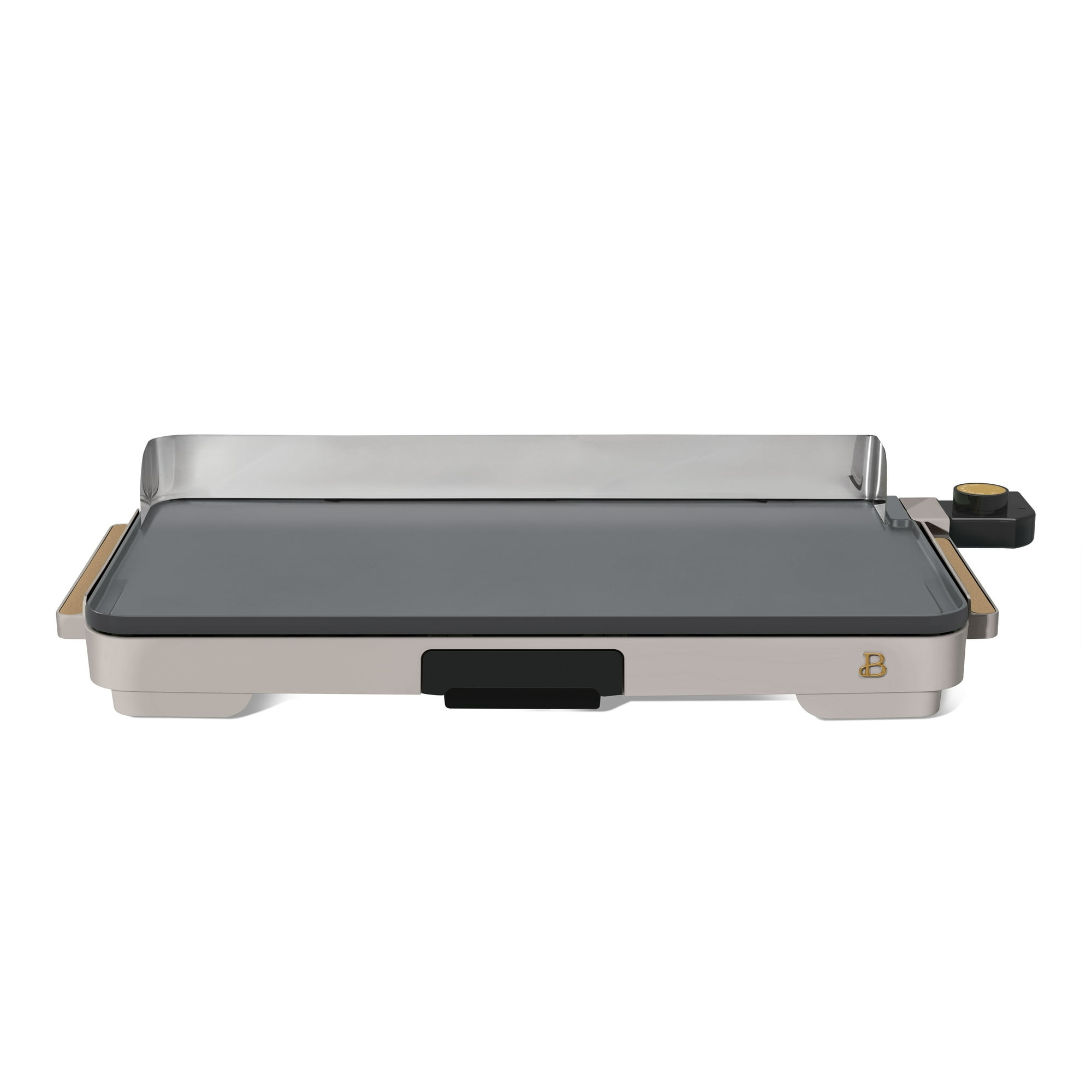 Beautiful XL Electric Griddle 12" x 22," Non-stick, Porcini Taupe by Drew Barrymore
