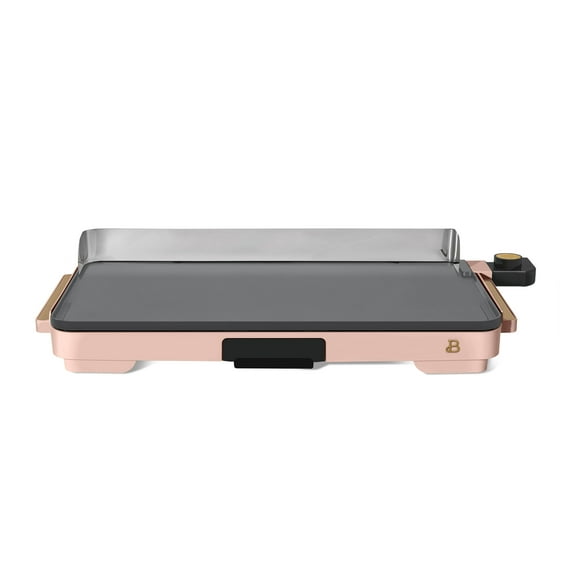 Beautiful XL Electric Griddle 12" x 22," Non-stick, Rose by Drew Barrymore