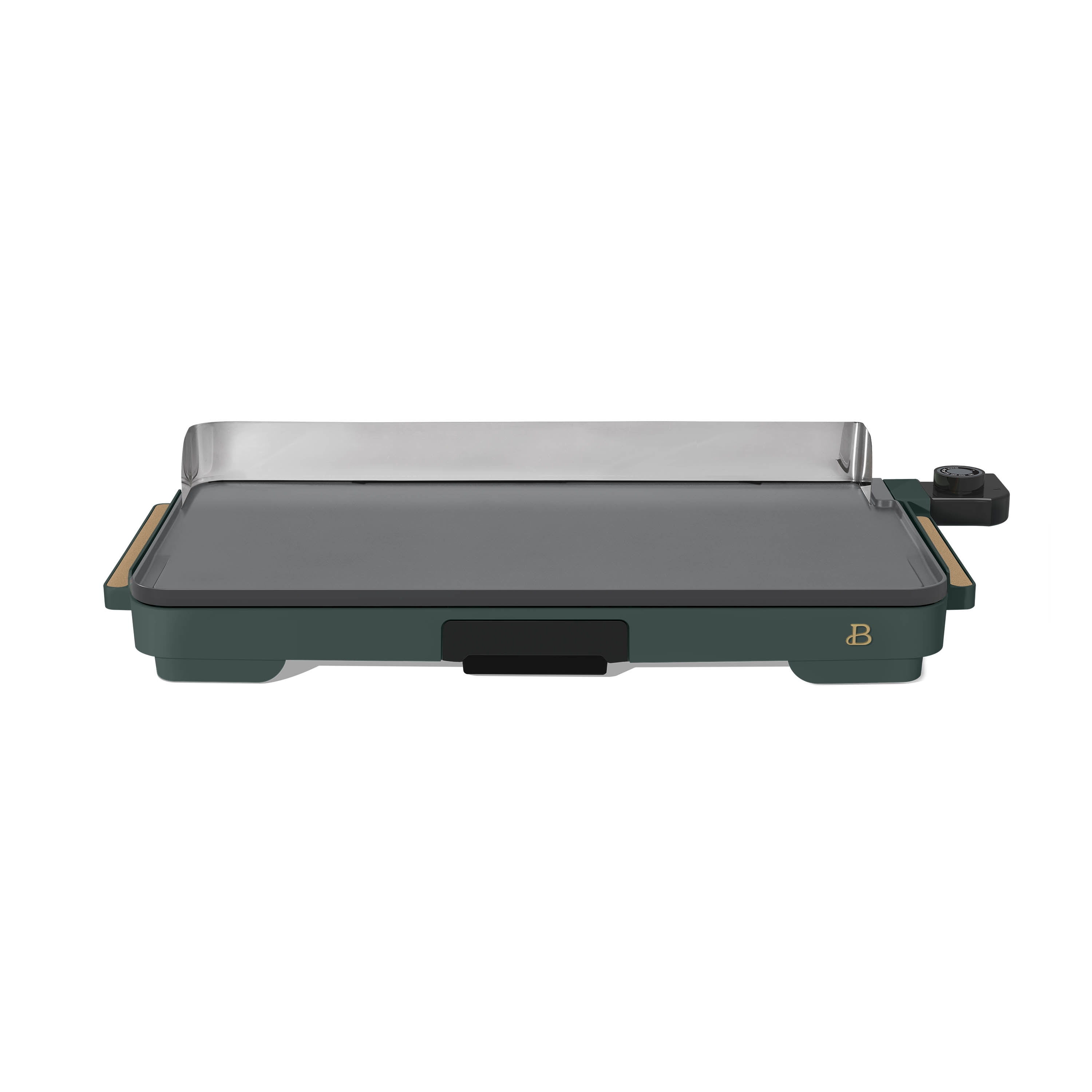 Beautiful XL Electric Griddle 12" x 22" with EverGood Non-Toxic Ceramic Nonstick Coating, Thyme Green by Drew Barrymore