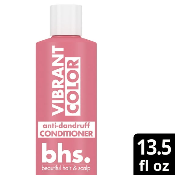 Beautiful Hair and Scalp bhs Anti-Dandruff Conditioner Vibrant Color Conditioner for Color-Treated Hair, 13.5 oz