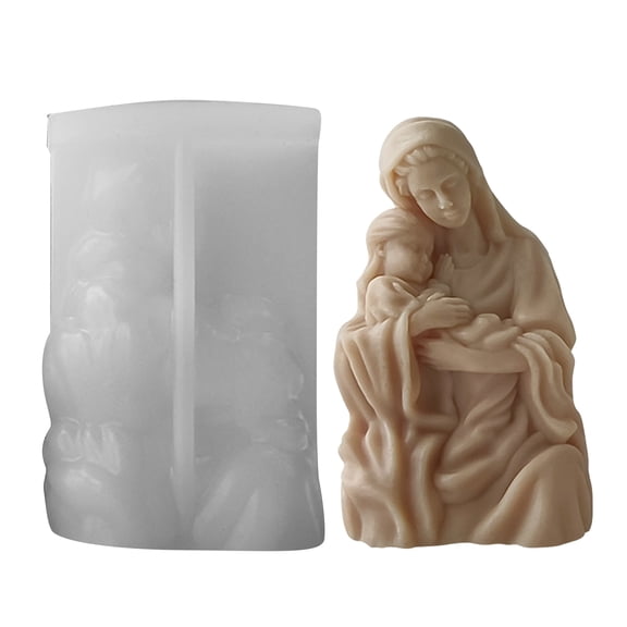 Decorative Mother Hugging Child Silicone Mold Stylish Mold Unique Diffuser Making Mold