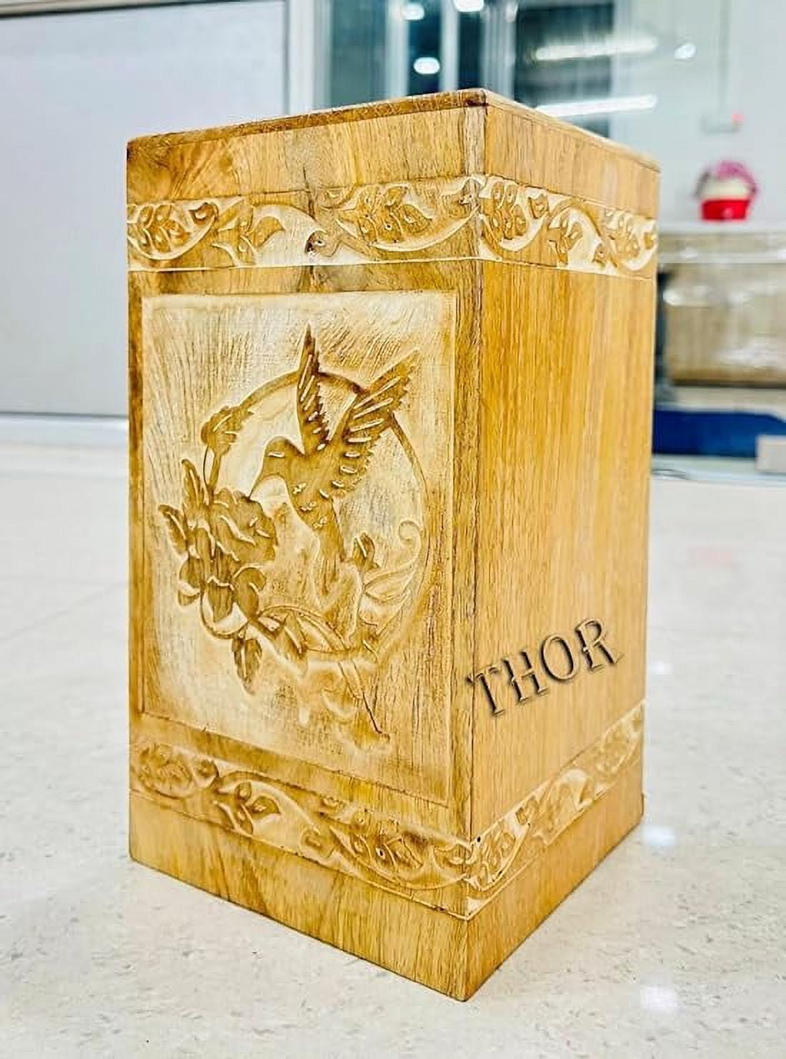 Beautiful Handmade Wooden Urns for Human Ashes Adult Male Female