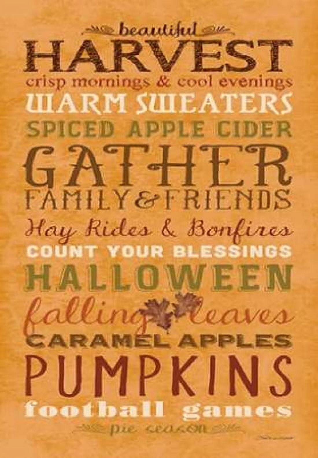 Beautiful Harvest Canvas Art - Stephanie Marrott (20 x 28)