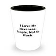 thumbnail image 1 of Beautiful Havanese Dog Gifts, I Love My Havanese. People, Not So Much, Brilliant Shot Glass For Dog Lovers From Friends, 1 of 1