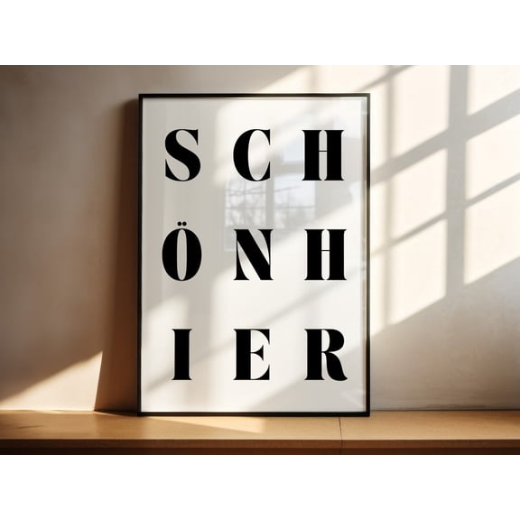 Beautiful Here Wall Art Unframed Paper Print