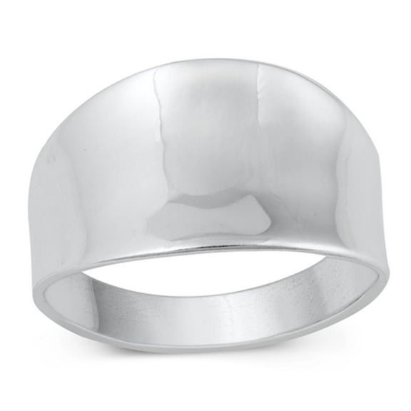 Beautiful High Polished Cocktail Ring .925 Sterling Silver Band Jewelry Female Male Unisex Size 7