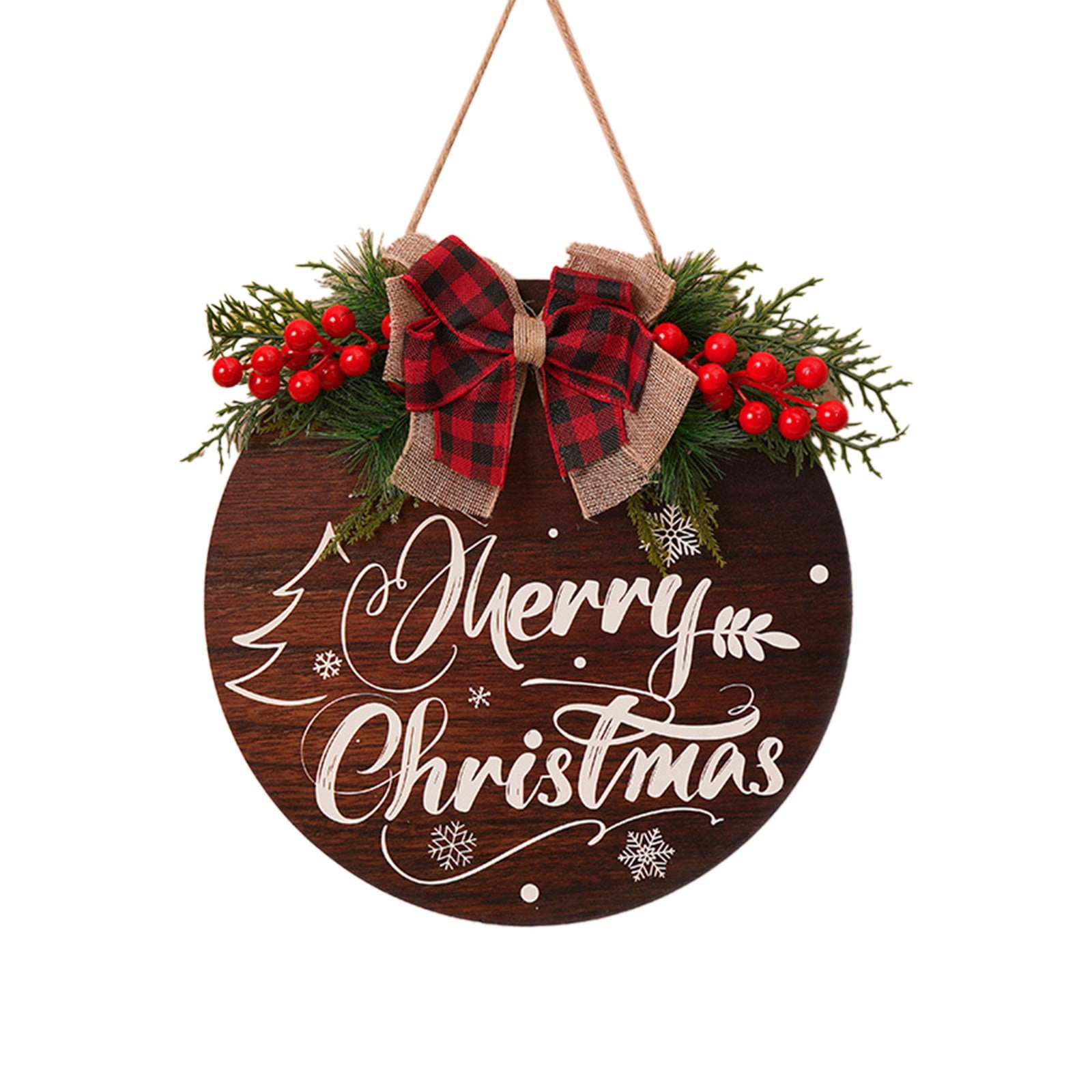 Fancy December Sign Beautiful Holiday Themed Wooden Christmas Sign with Elegant Picture and ...