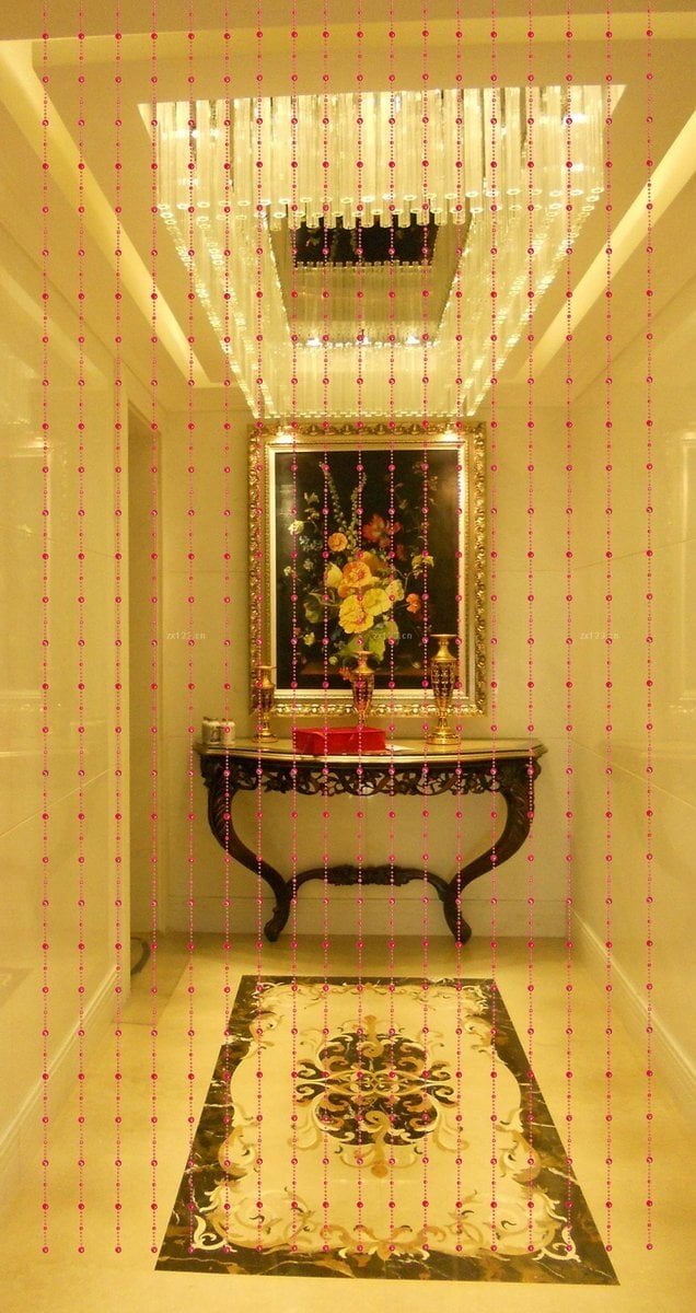 Beautiful Home Decor Acrylic Beaded Curtain - Red Balls