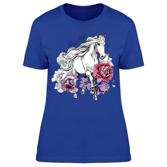 Beautiful Horse, Sketch T-Shirt Women -Image by Shutterstock, Female Small