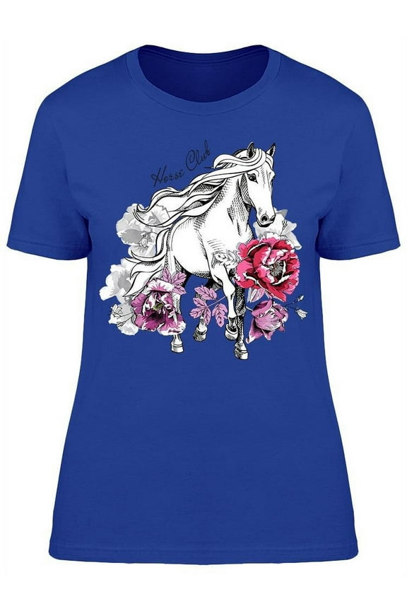 Beautiful Horse, Sketch T-Shirt Women -Image by Shutterstock, Female Small