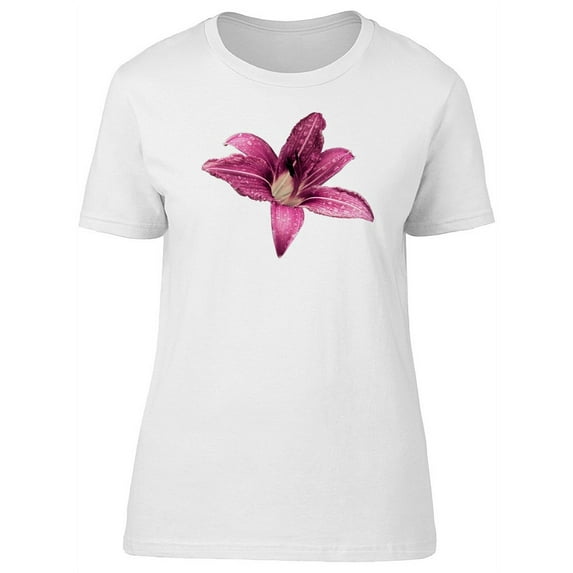 Beautiful Hot Tropical Hibiscus T-Shirt Women -Image by Shutterstock, Female Medium