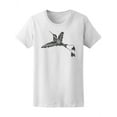thumbnail image 1 of Beautiful Hummingbird Sketch Tee Women's -Image by Shutterstock, 1 of 2