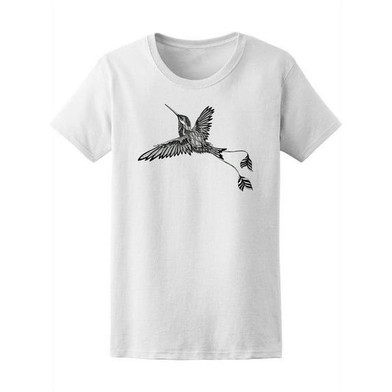 Beautiful Hummingbird Sketch Tee Women's -Image by Shutterstock