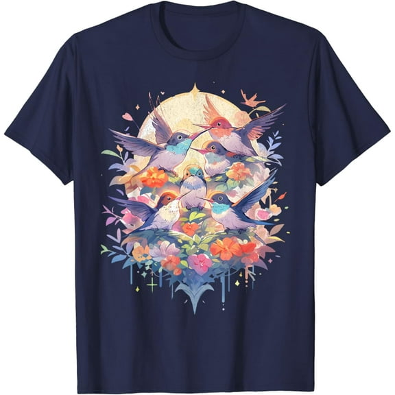 Beautiful Hummingbirds Bird Watching Earth Day Nature Lovers T-Shirt Gift for you - Men & Women Unisex T-shirt