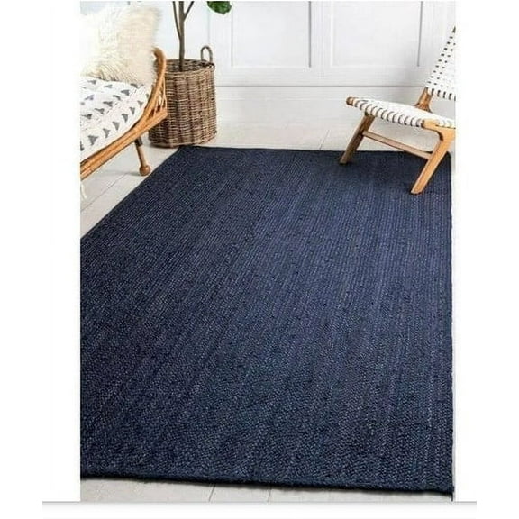 Beautiful Indian Handmade Braided Pure Jute Area Rugs , Floor Decor Carpet Size 2 x 16 Feet ( 60 cm x 480 cm )