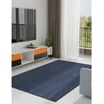 thumbnail image 1 of Beautiful Indian Handmade Braided Pure Navy Blue Jute Area Rug Size - 3 x 16 Feet (91 cm x 488 cm), 1 of 5
