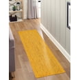 thumbnail image 1 of Beautiful Indian Handmade Braided Pure Yellow Jute Area Rug Size - 2.6 x 5 Feet (79 cm x 152 cm), 1 of 5