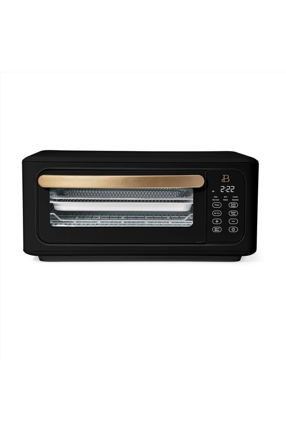 Infrared Air Fry Toaster Oven, 9-Slice, 1800 W, Black Sesame by Drew Barrymore