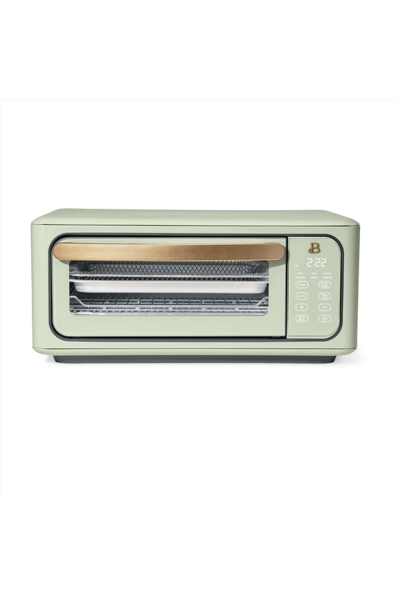 Infrared Air Fry Toaster Oven, 9-Slice, 1800 W, Sage Green by Drew Barrymore