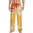 thumbnail image 1 of Beautiful Japan Kimono Men Sleep Bottoms Male Lounge Trousers Men's Pajama Pants, 1 of 6