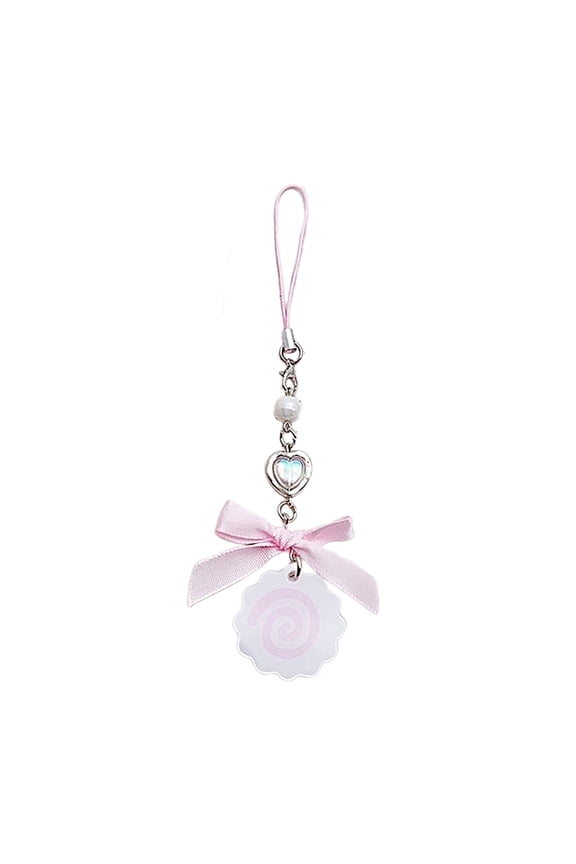 Beautiful Japanese Phone Pendant Keychain Ornament Keyring Cellphone Charm Chain Decorative Accessory for Bag and Purse