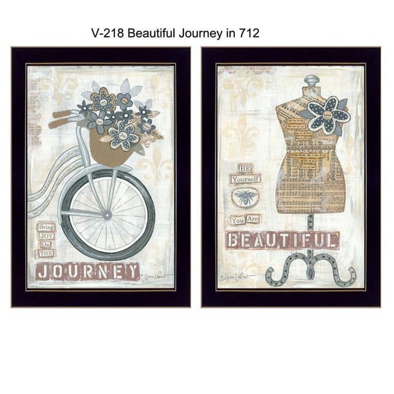 Beautiful Journey Collection By Annie LaPoint Printed Art Wood Multi-Color