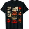 thumbnail image 1 of Beautiful Kissing Lips with Red Lipstick Women T-Shirt, 1 of 4