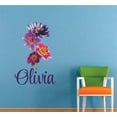 thumbnail image 1 of Beautiful Lavender Flower Dahlia Decors Wall Sticker Art Design Decal for Girls Boys Kids Room Bedroom Nursery Kindergarten House Fun Home Decor Stickers Wall Art Vinyl Decoration (18x20 inch), 1 of 1