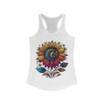 thumbnail image 1 of Beautiful Leo Sunflower Racerback Tank Top - Custom Colors Available, 1 of 2