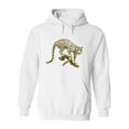 thumbnail image 1 of Beautiful Leopard Sketch Hoodie Men -Image by Shutterstock, Male x-Large, 1 of 4