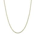 thumbnail image 1 of Beautiful Leslie's 10K 1.8mm Diamond-Cut Lightweight Rope Chain, 1 of 2
