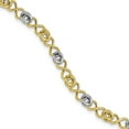 thumbnail image 1 of Beautiful Leslie's 10K & White Rhodium Polished Fancy Bracelet, 1 of 1