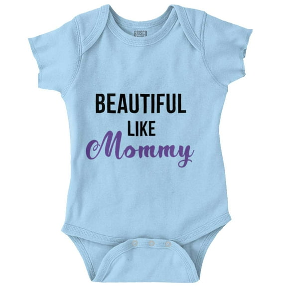 Beautiful Like Mommy Mothers Day Bodysuit Jumper Girls Infant Baby Brisco Brands 12M